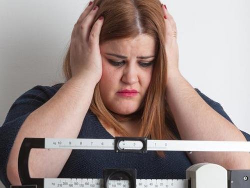 fat girl worry about her weight